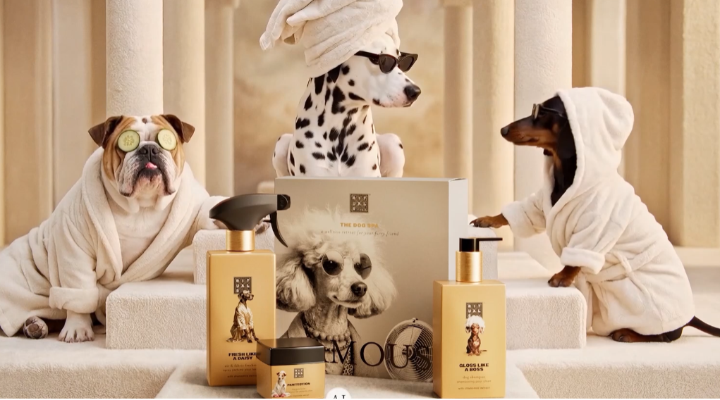 Rituals The Dog Spa – Hunde im Bademantel mit Wellnessprodukten